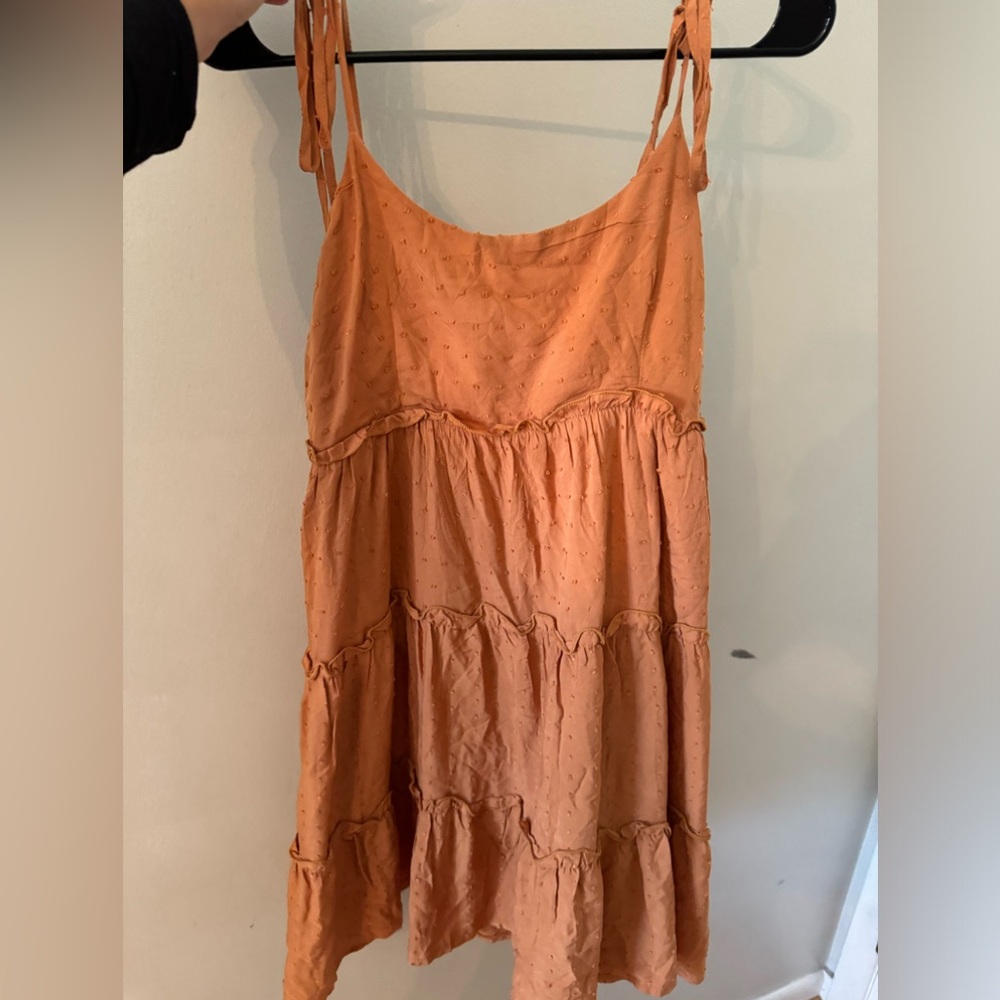 Burnt orange dress